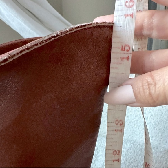 VINTAGE Zodiac Leather Riding Cowgirl Boots 6.5 Boho - Picture 4 of 7